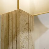 Travertine large table lamp - Original lampshade