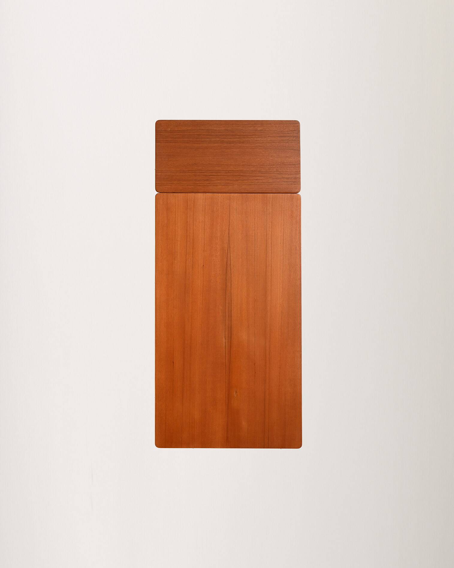 1960s teak desk with drop-leaf extension