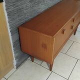 Small vintage Scandinavian teak sideboard