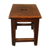 Oak work stool