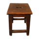 Oak work stool
