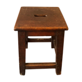 Tabouret de travail en chêne
