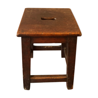 Tabouret de travail en chêne