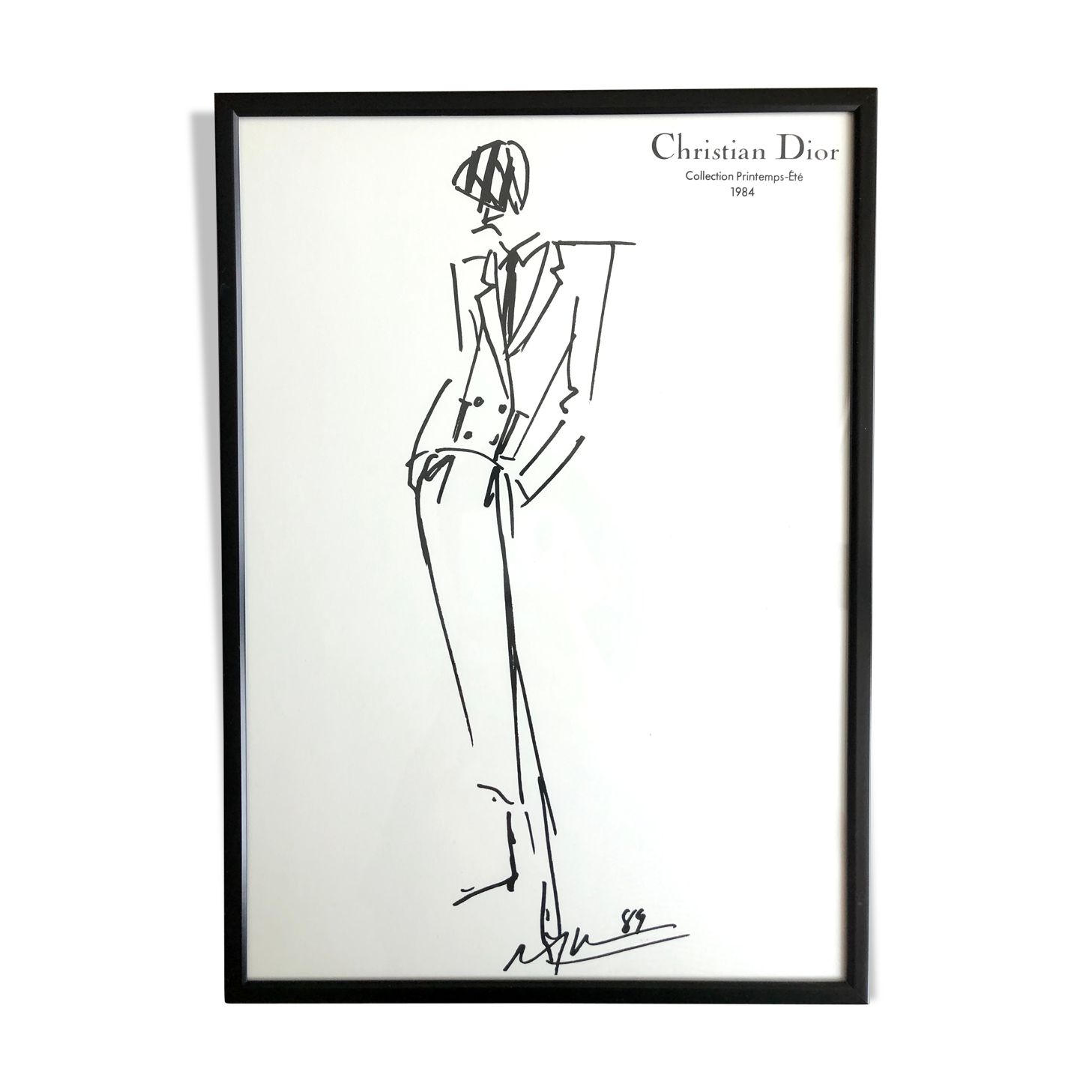 Christian Dior: fashion illustration