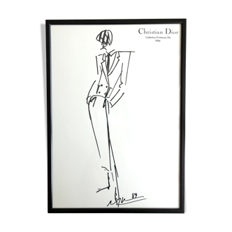 Christian Dior: fashion illustration