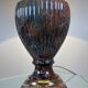 Lampe luxe céramique marbrée années 80