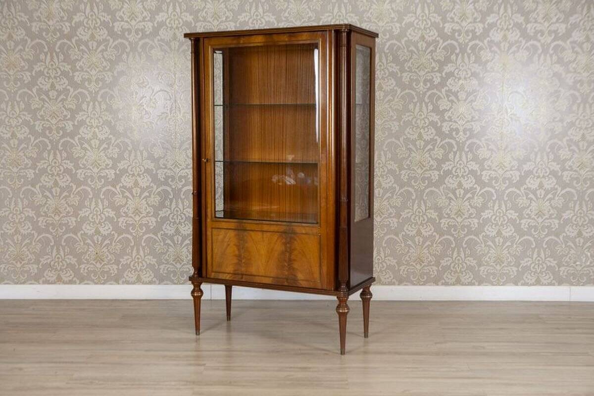 Mid-Century Modern Mahogany Display Cabinet