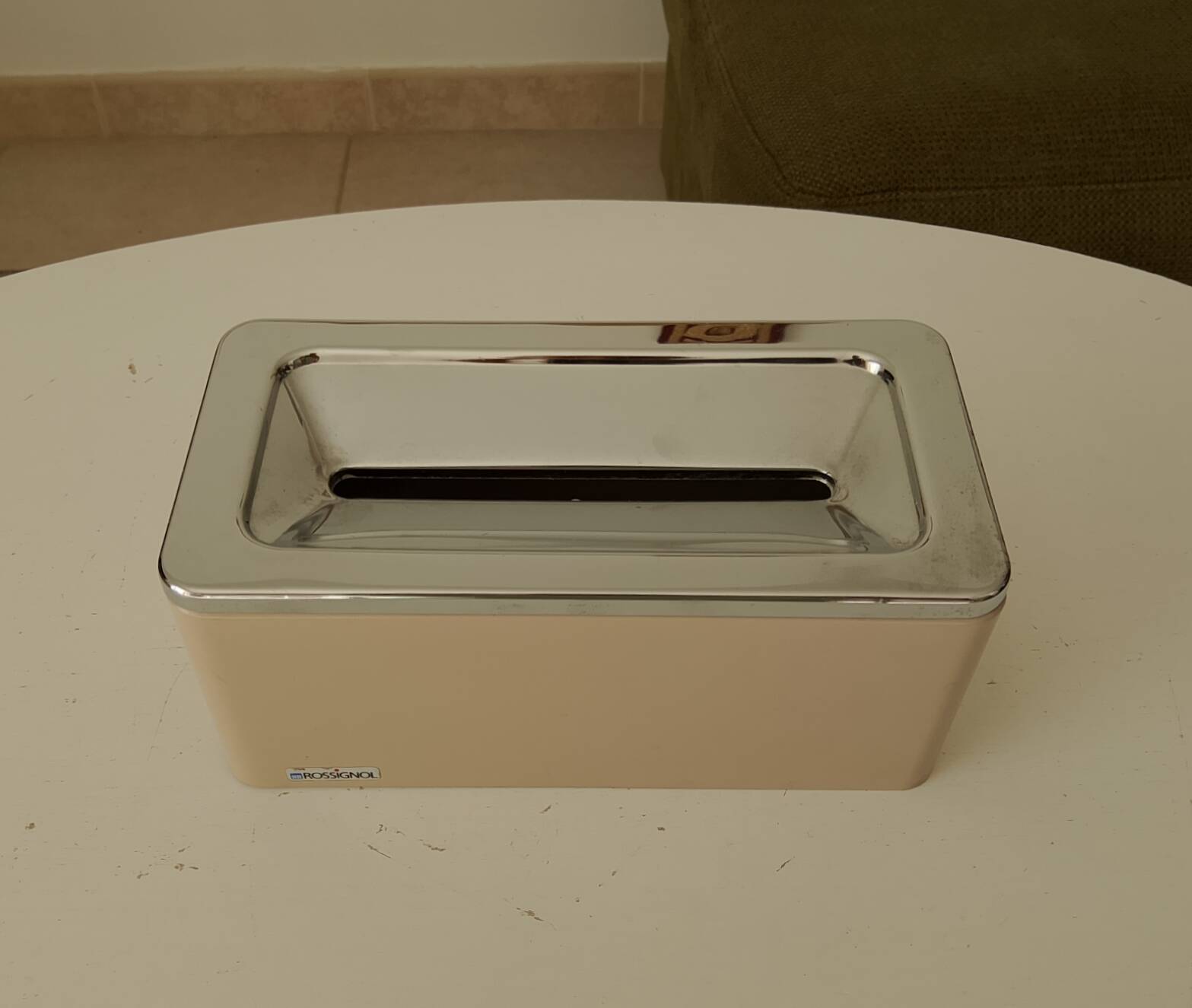 Vintage wall ashtray from the Rossignol workshop, 1970s/80s.