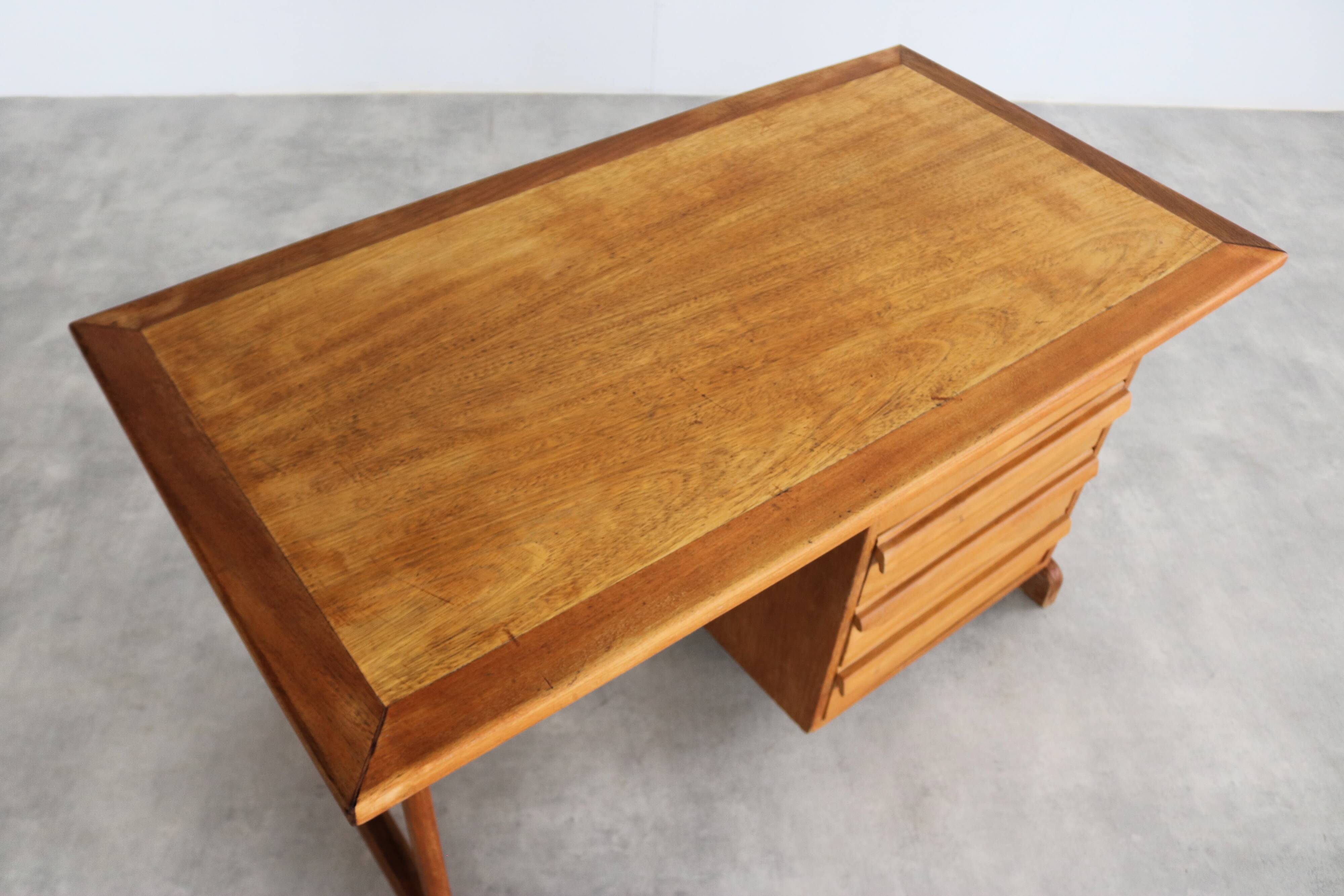 vintage oak desk