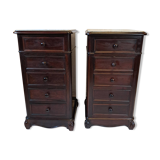 Paire de chevets palissandre xixe siecle