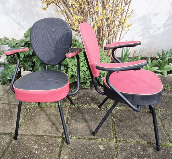 Paire de fauteuils 1950