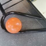 Vintage wall coat holder with mirror