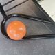 Vintage wall coat rack with mirror