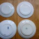 4 mismatched plates