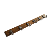 Wooden and cast iron coffee hook