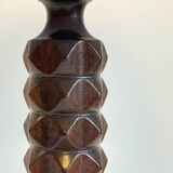 Charles Dudouyt style wooden lamp