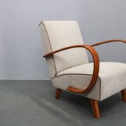 Art Deco armchair by Jindřich Halabala, Czechoslovakia, 1940s