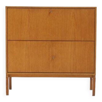 Ikea ‘mtp’ cabinet in natural oak, designed by marian grabinski in 1963