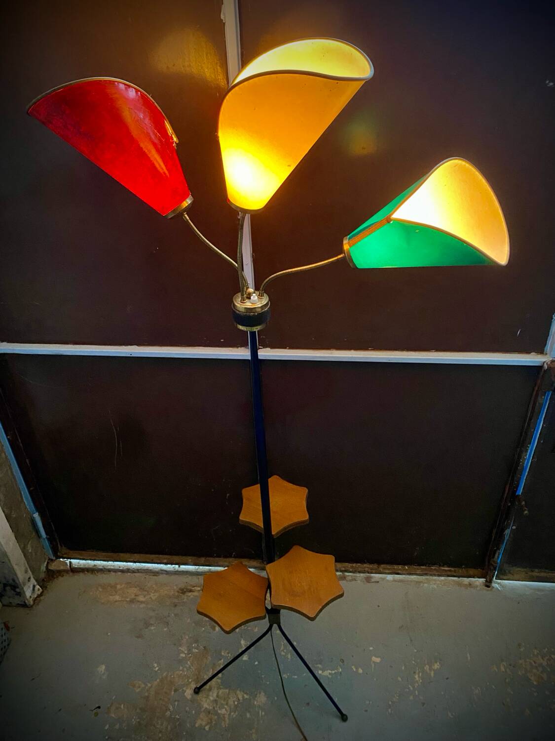Tripod floor lamp, 1960