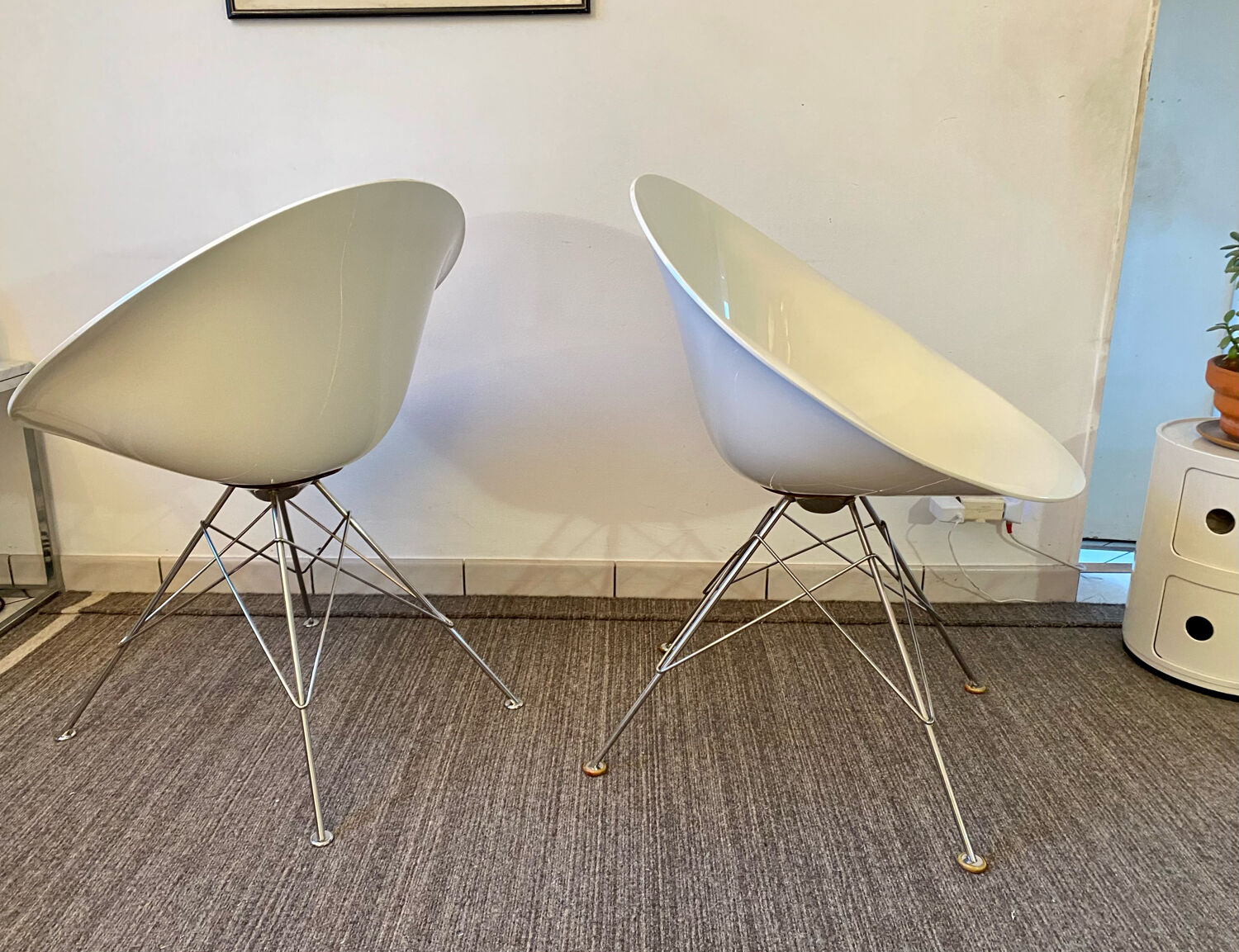 Fauteuils kartell ero/s design Philippe Starck