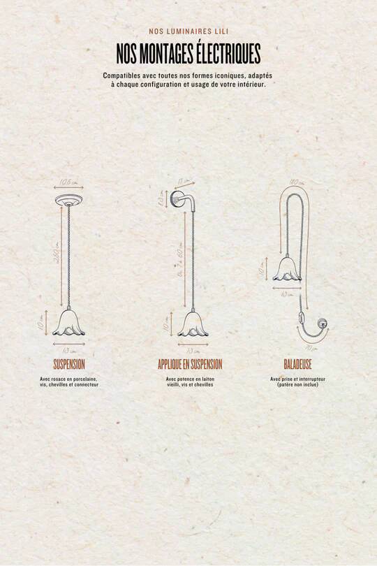 LILI - Biscuit Porcelain - Portable Lamp