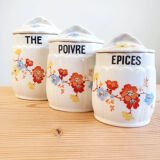 Vintage ceramic spice boxes