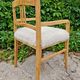 Pair of Jugendstil armchairs in solid ash and sheepskin 1910