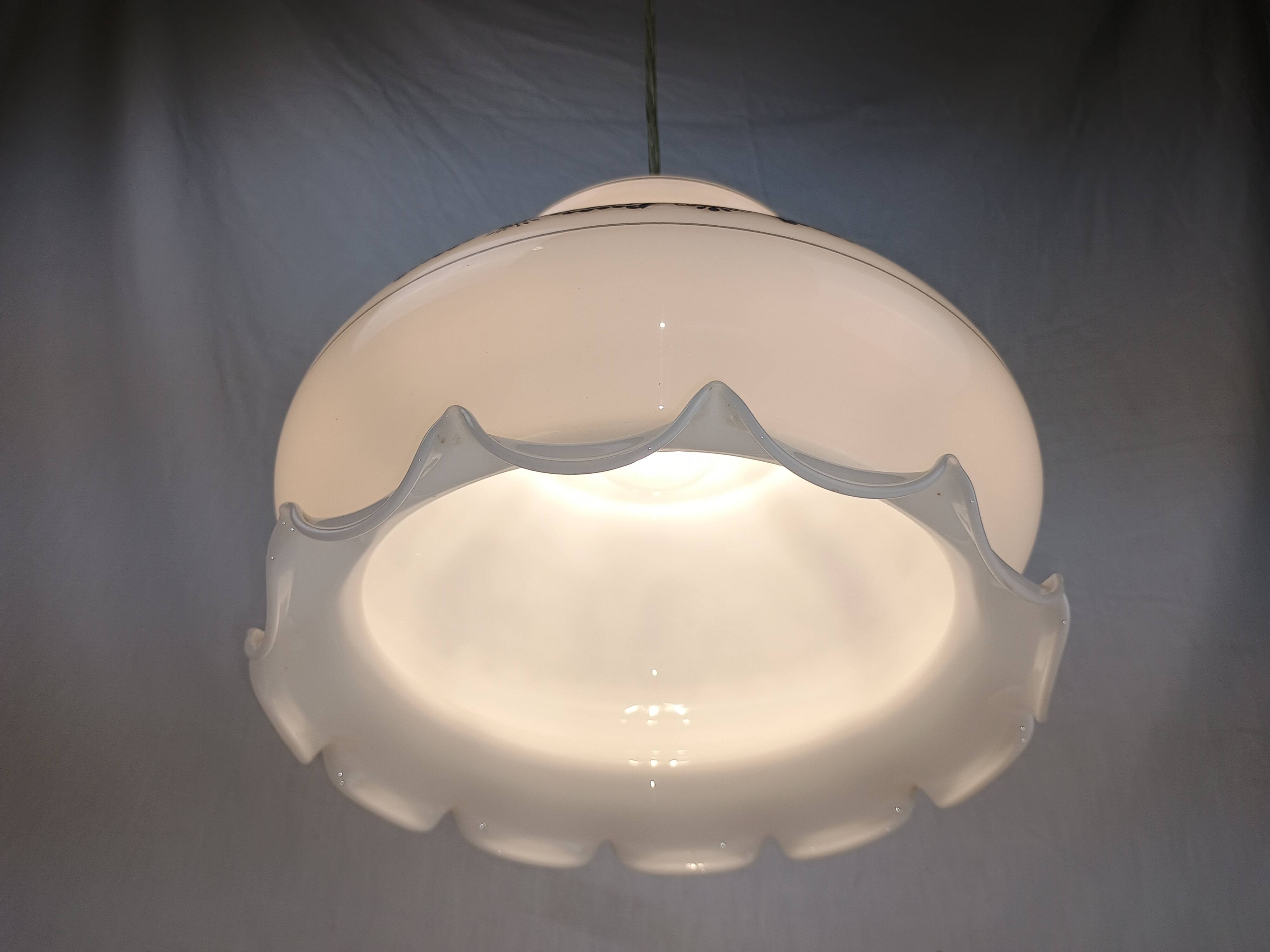 Authentic vintage Italian VENINI pendant light from the 1950s–1960s