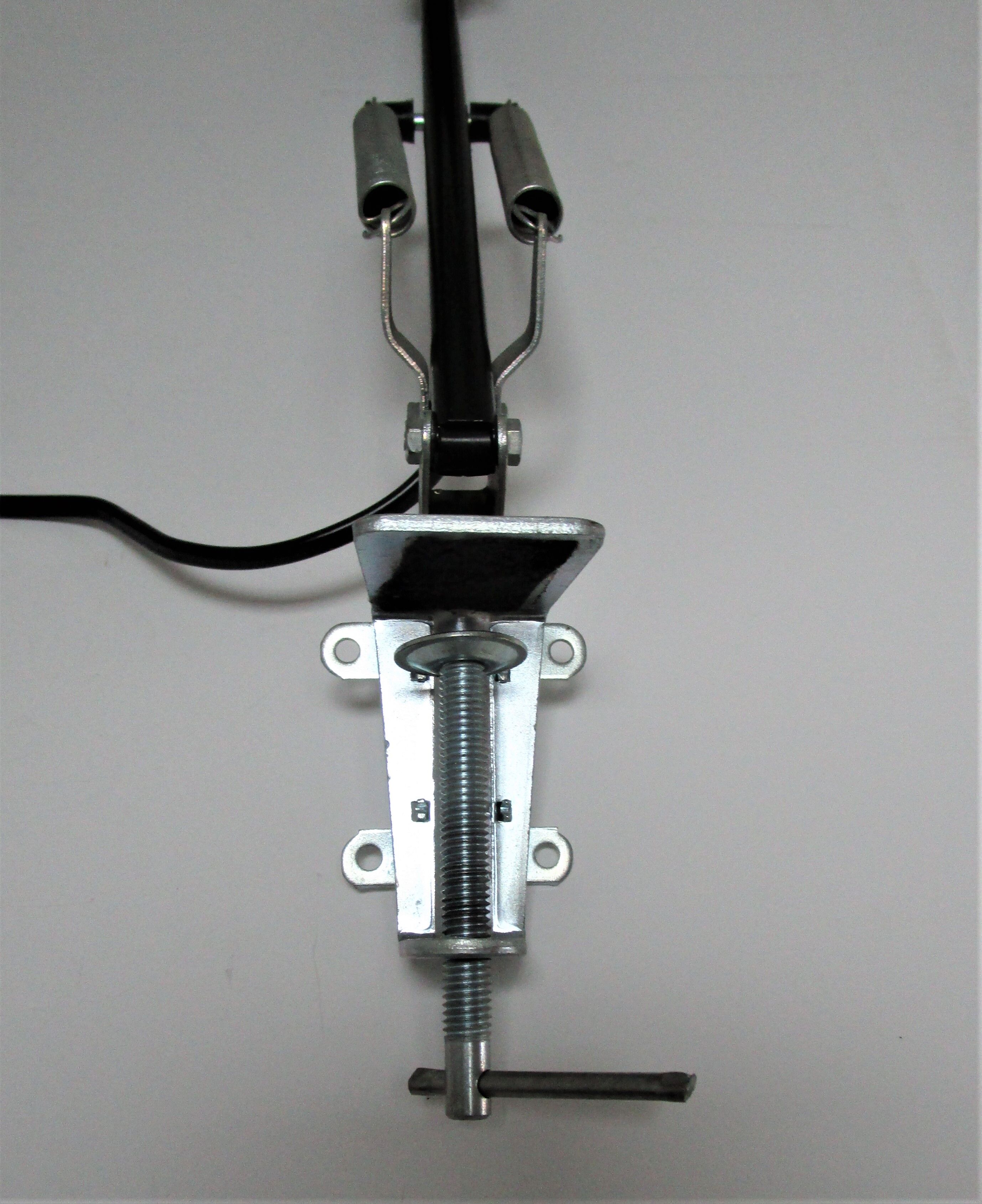 Lamp architect metal black design Aluminor vintage