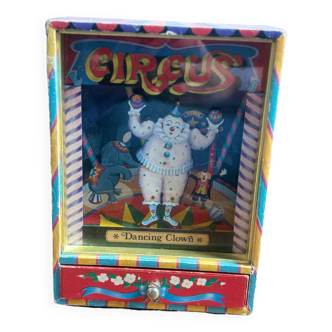 Vintage Circus Clown Music Box