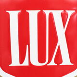 Large vintage German advertising metal sign, Lux cigarette