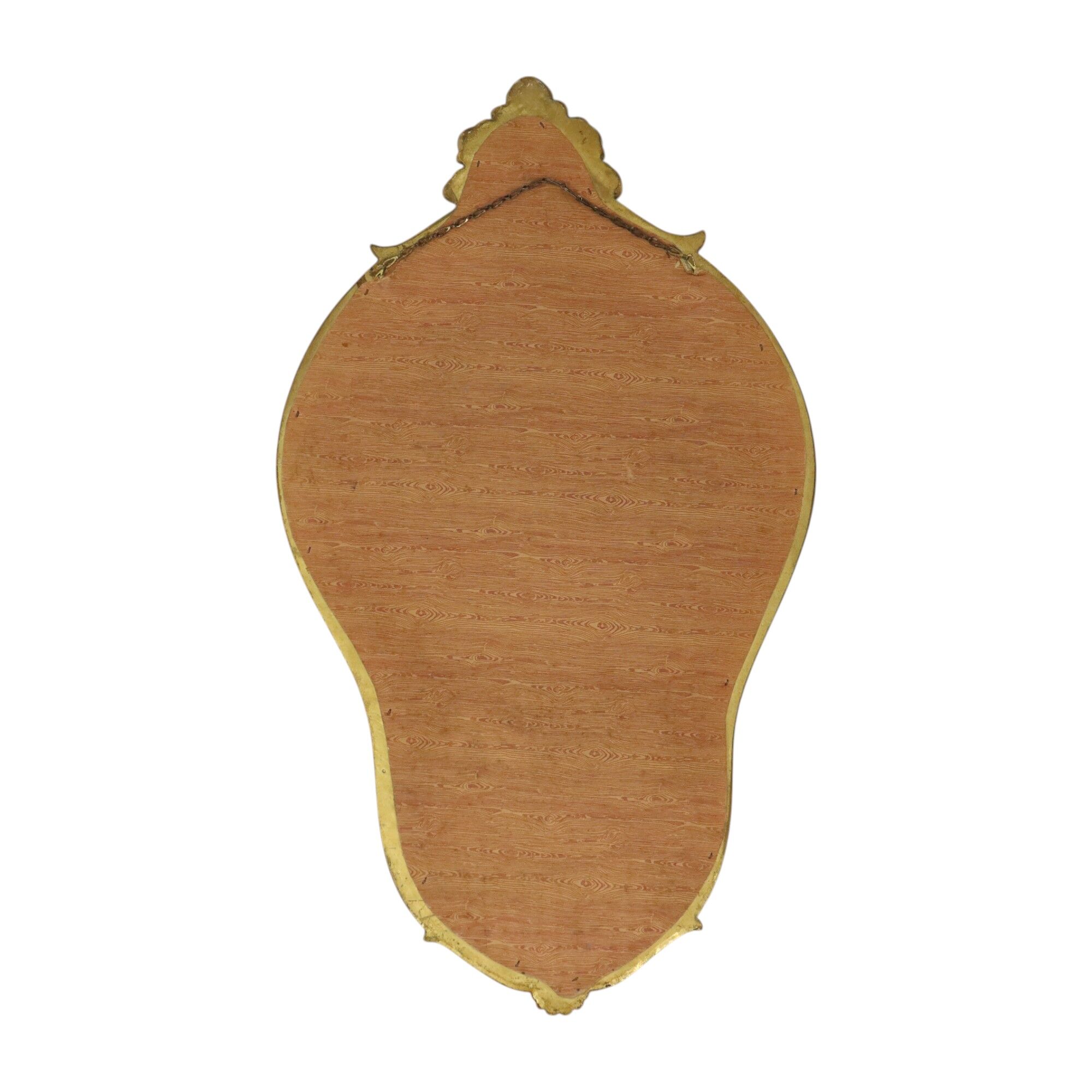 Gilded Baroque Style Mirror With Console Acanthus France