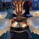 1940s brass chandelier