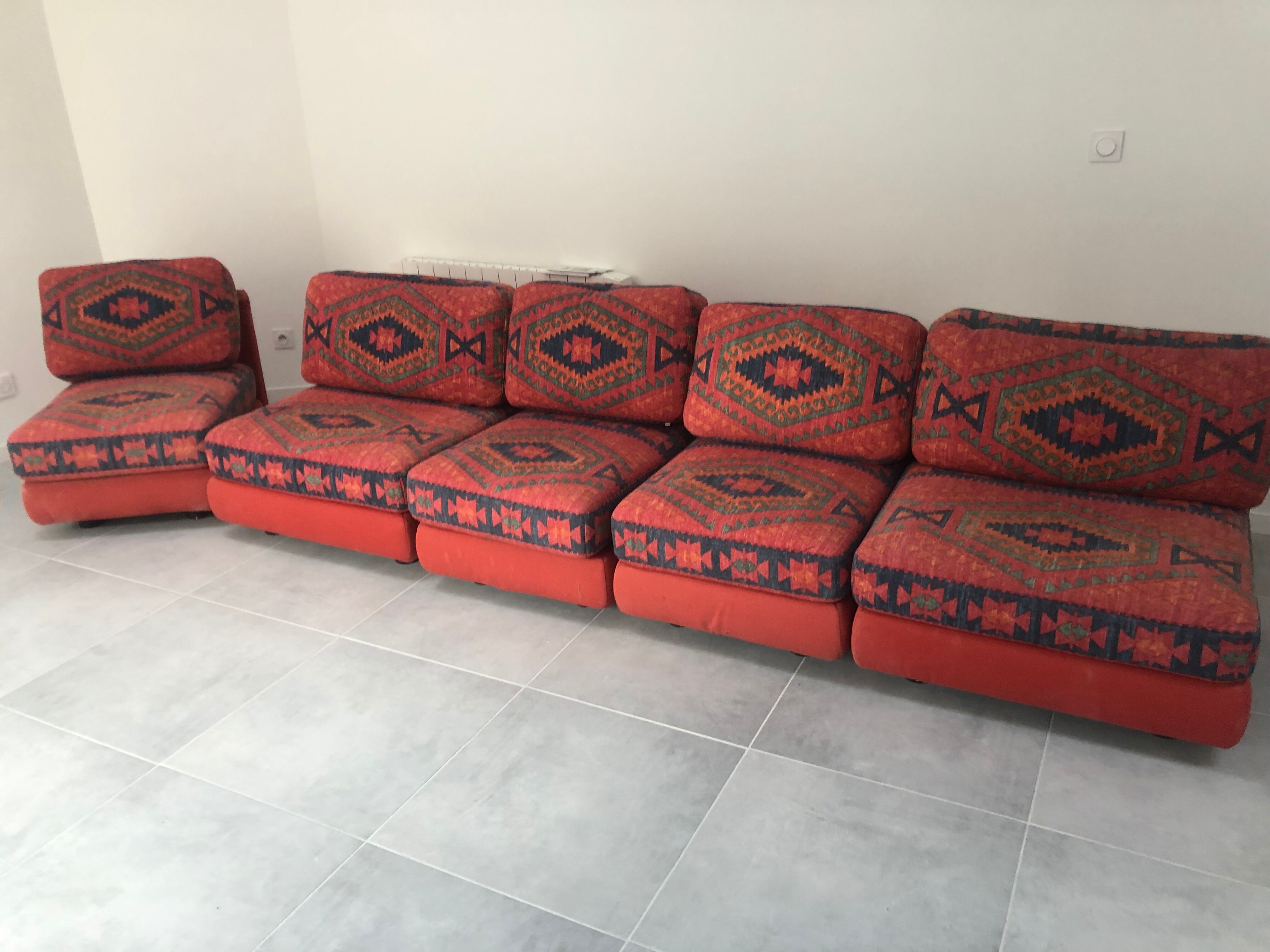 Vintage Cinna sofa armchair set