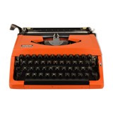 Typewriter brother 210 orange 1975