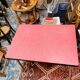 Red table in formica
