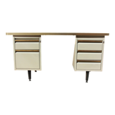Bureau de ministre en métal de style industriel