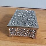 Silver plated jewelry box