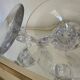 Art Deco crystal candle holder