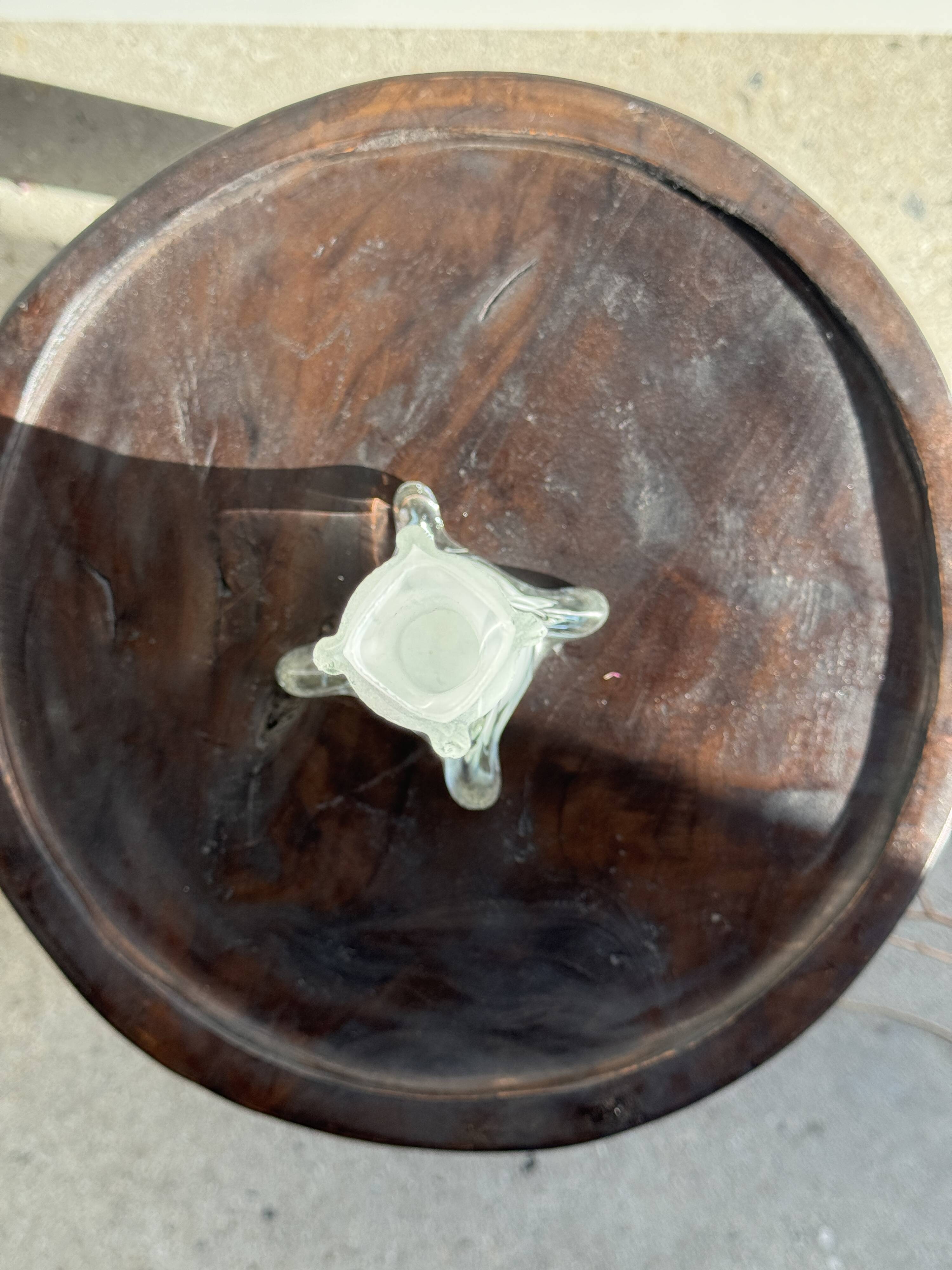 White glass bud vase