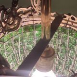 Ceiling lamp with Murano glass flowers. Italy, 1960s