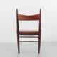 Suite de 4 chaises scandinaves en palissandre de Rio