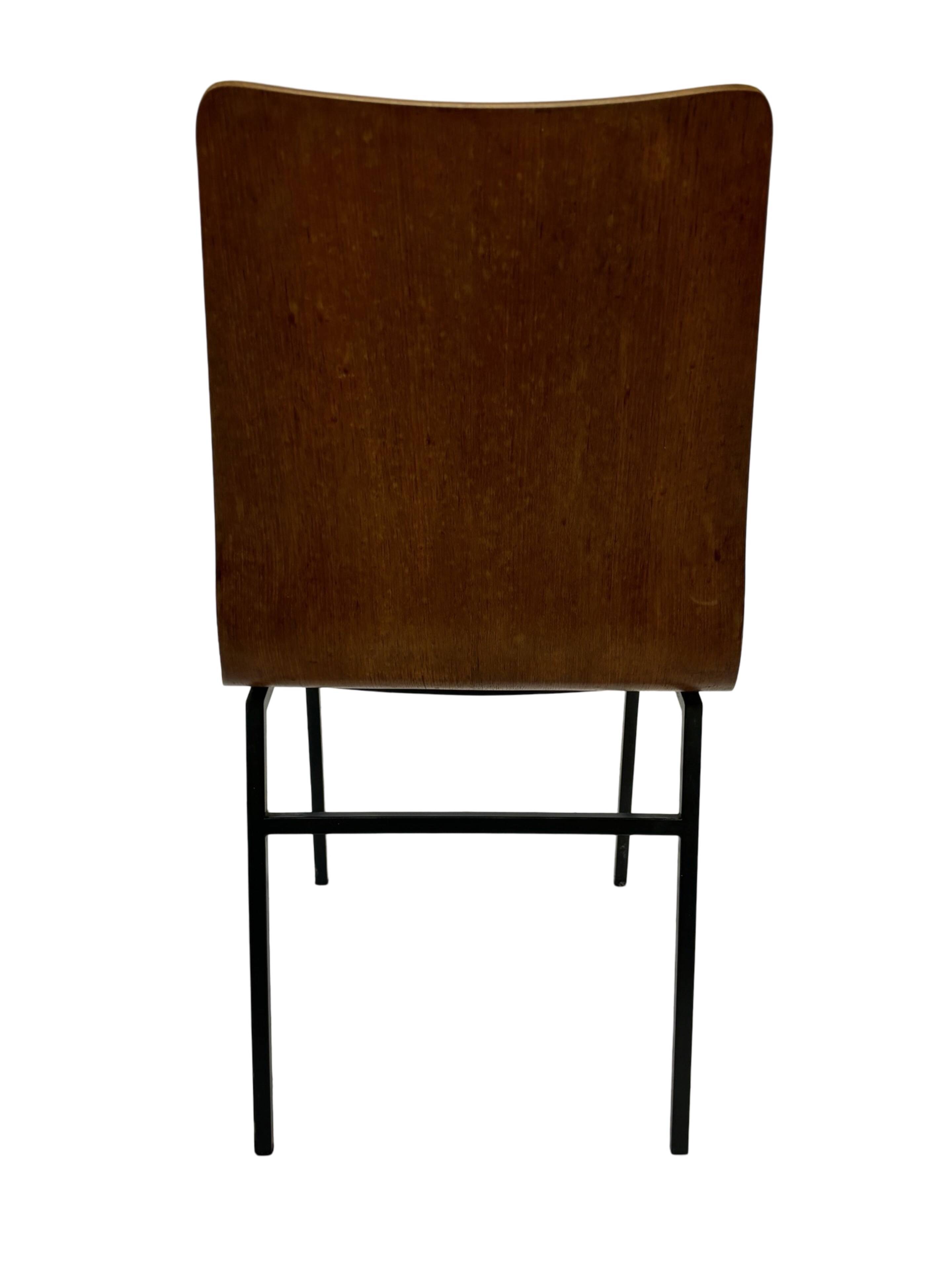 Vintage Friso Kramer for Auping 'Euroika' plywood dining chair, The Netherlands 1960's