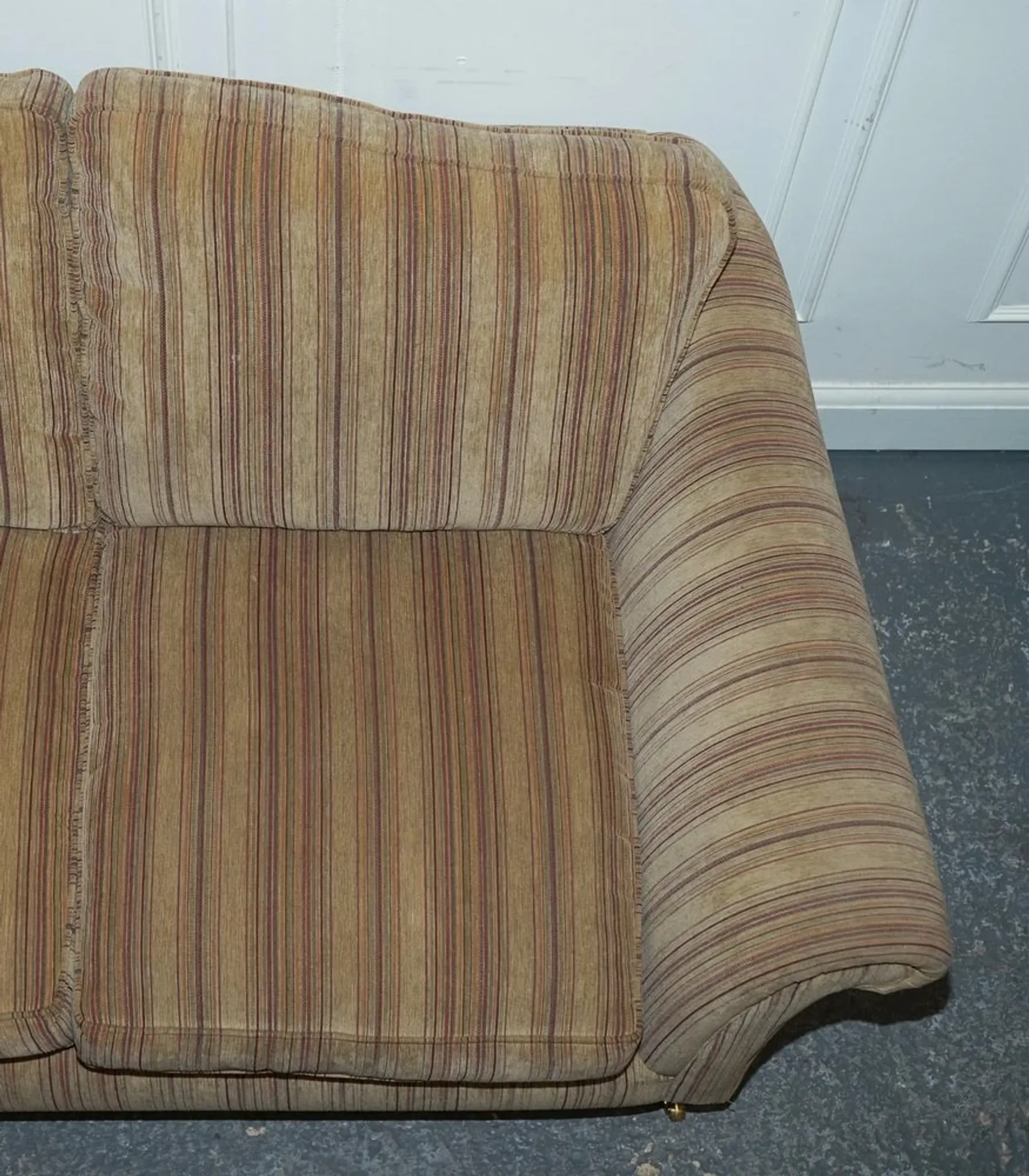 Westbury Vintage 2-Seater Sofa with Castor Feet by Parker Knoll