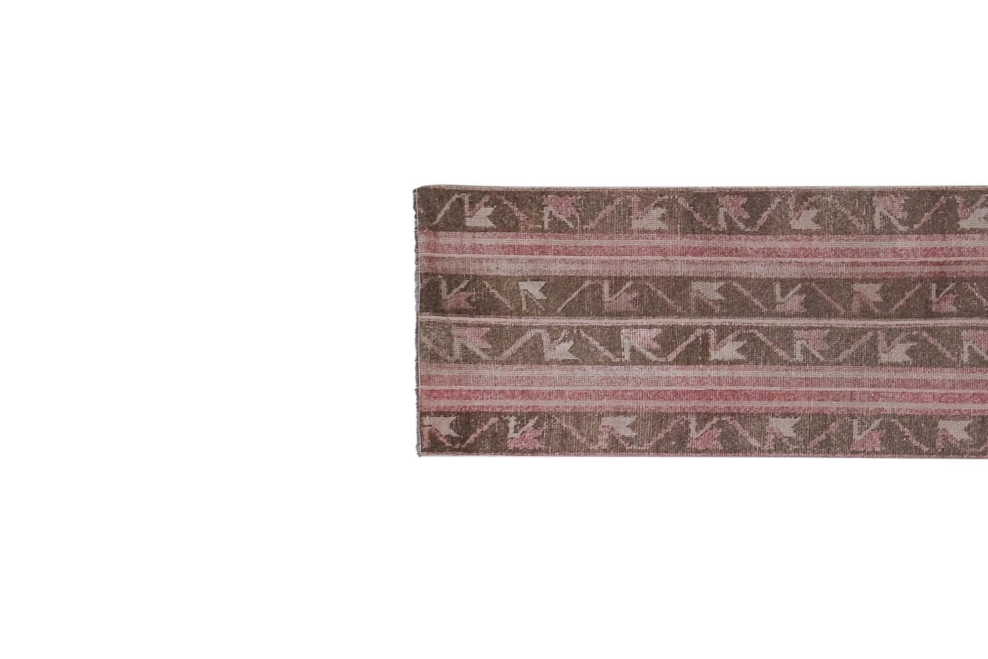 Vintage Turkish hallway rug 67x470 cm