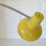 Space Age style lamp / Vintage yellow bookshelf light / Mid-century modern