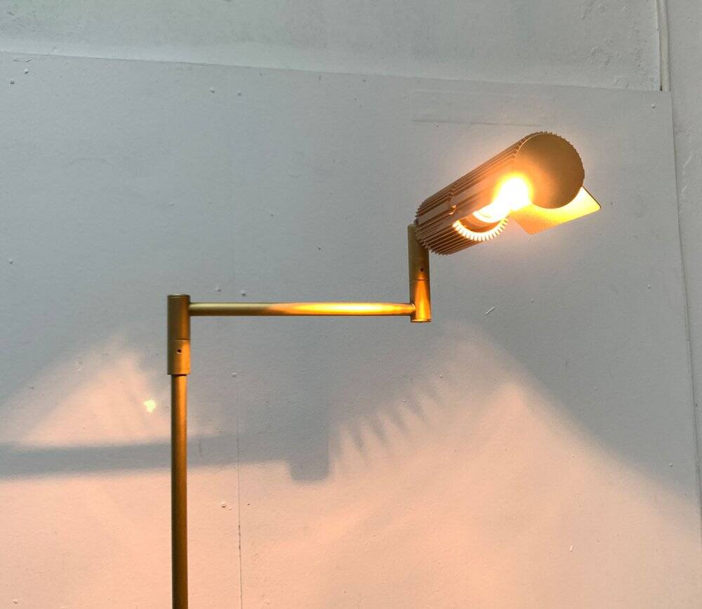 Lampe sur pied Vintage Space Age Haloprofil par V. Frauenknecht pour Swisslamps International, années 1970