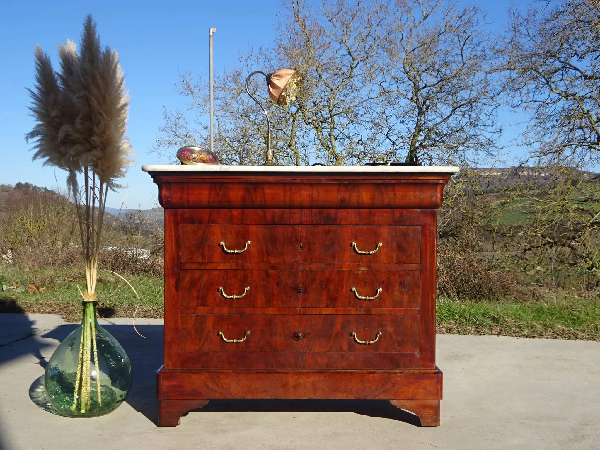 Commode style Louis Philippe en acajou