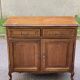 Louis XV sideboard in solid wood with 2 doors, 20th century