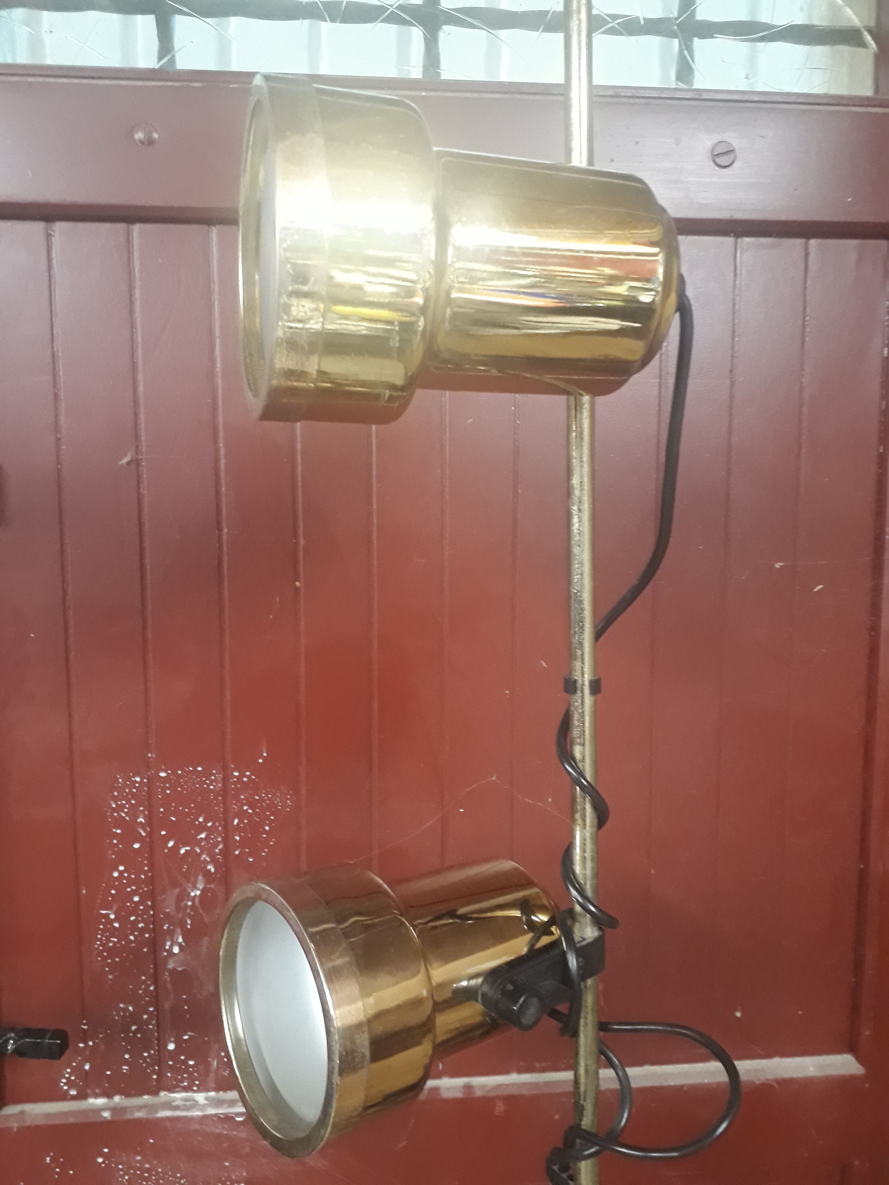 Golden floor lamp 1975